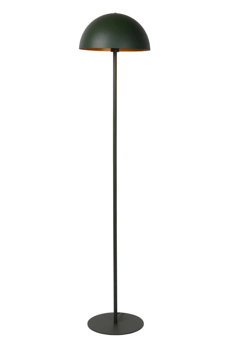 Lucide SIEMON - Stojacia lampa - Ø 35 cm - 1xE27 - Zelená